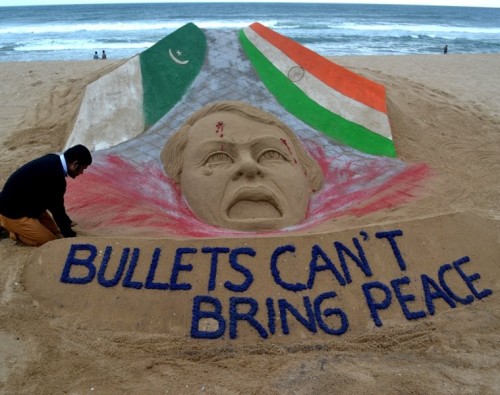 India, Pakistan Bullets Cannot Bring Peace